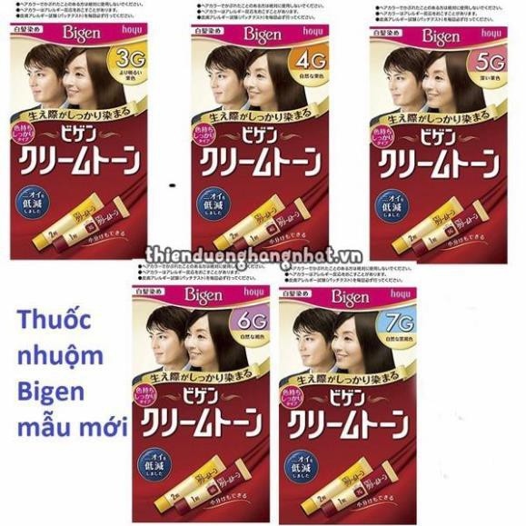 Nhuộm Tóc Bigen Thảo Dược Hàng Nhật Nội Địa 80g | Nhuộm Tóc Phủ Bạc Bigen Hàng Nhật Nội Địa