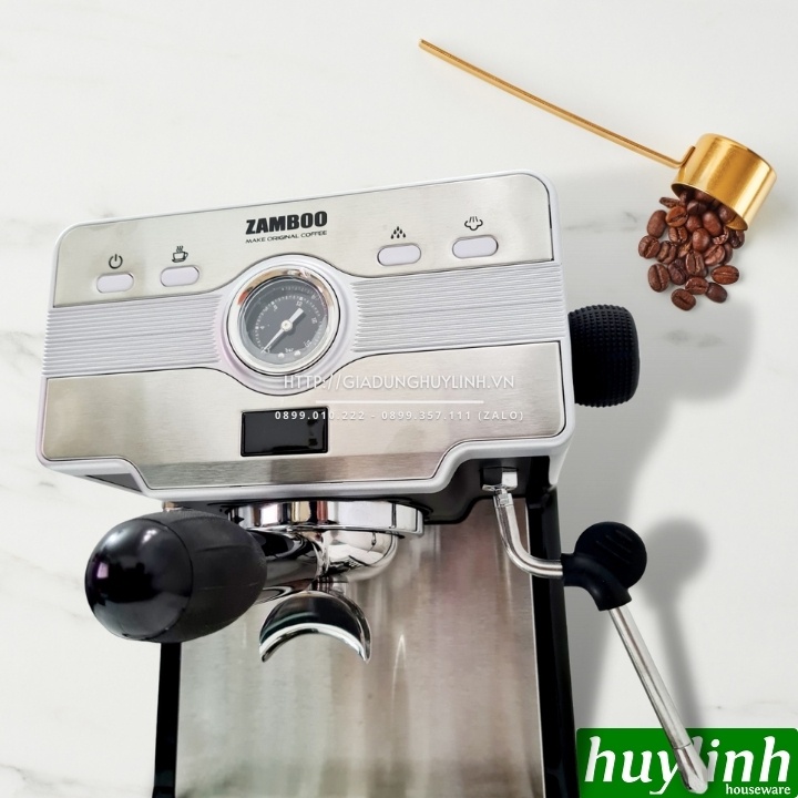 [Mã ELHAMS5 giảm 6% đơn 300K] Máy pha cà phê Espresso Zamboo ZB-99 PRO - Tặng 500gr cafe