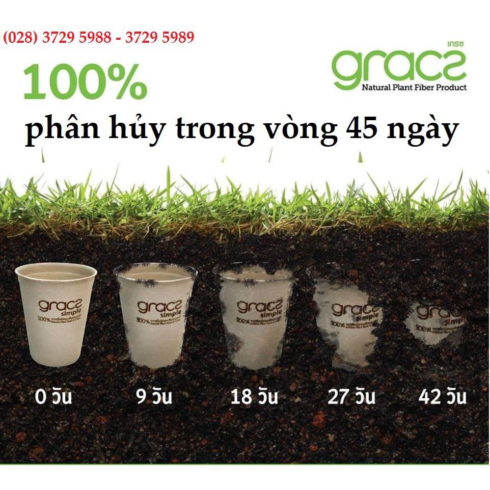 50 chén, tô, hủ nhỏ, hộp đựng nước sốt, nước chấm  làm từ bã mía L048 (115ml) luôn nắp nhựa thân thiện với mội trường