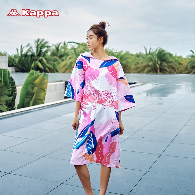 Kappa Áo Choàng Đi Biển Lướt Sóng Trọng Lượng Nhẹ Nhanh Khô Cho Nam Nữ