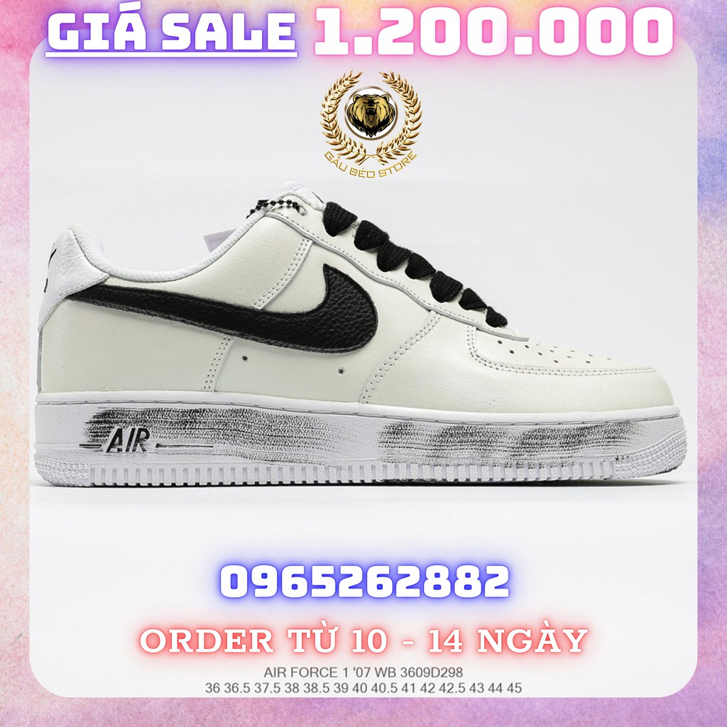 Order 1-3 Tuần + Freeship Giày Outlet Store Sneaker _PEACEMINUSONE x Nike Air Force 1 “Para-noise” MSP: 3609D298