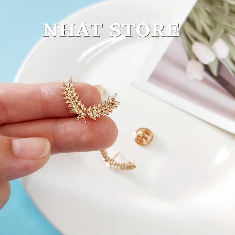 Combo 2 nút cài cổ áo nam nữ, ghim cài thời trang Nhat Store