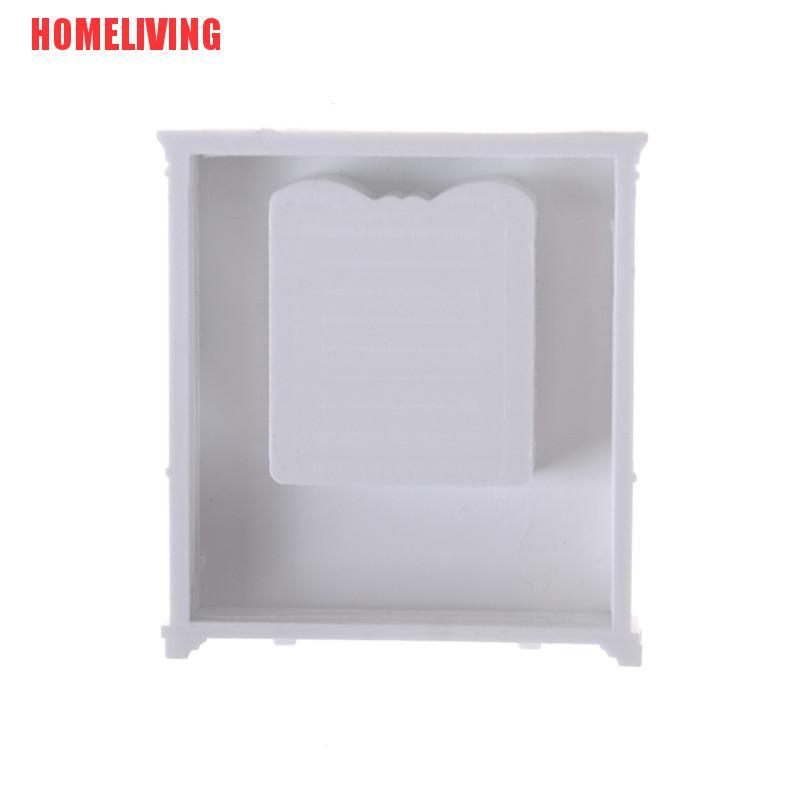 Mô Hình Kệ Sách / Nội Thất Màu Vàng Dùng Trang Trí Nhà Búp Bê