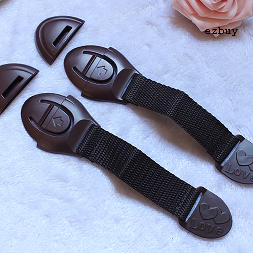 Khóa cài cửa tủ lạnh/ngăn kéo bằng ABS dạng dán keo có thể xoay bảo vệ an toàn cho trẻ em