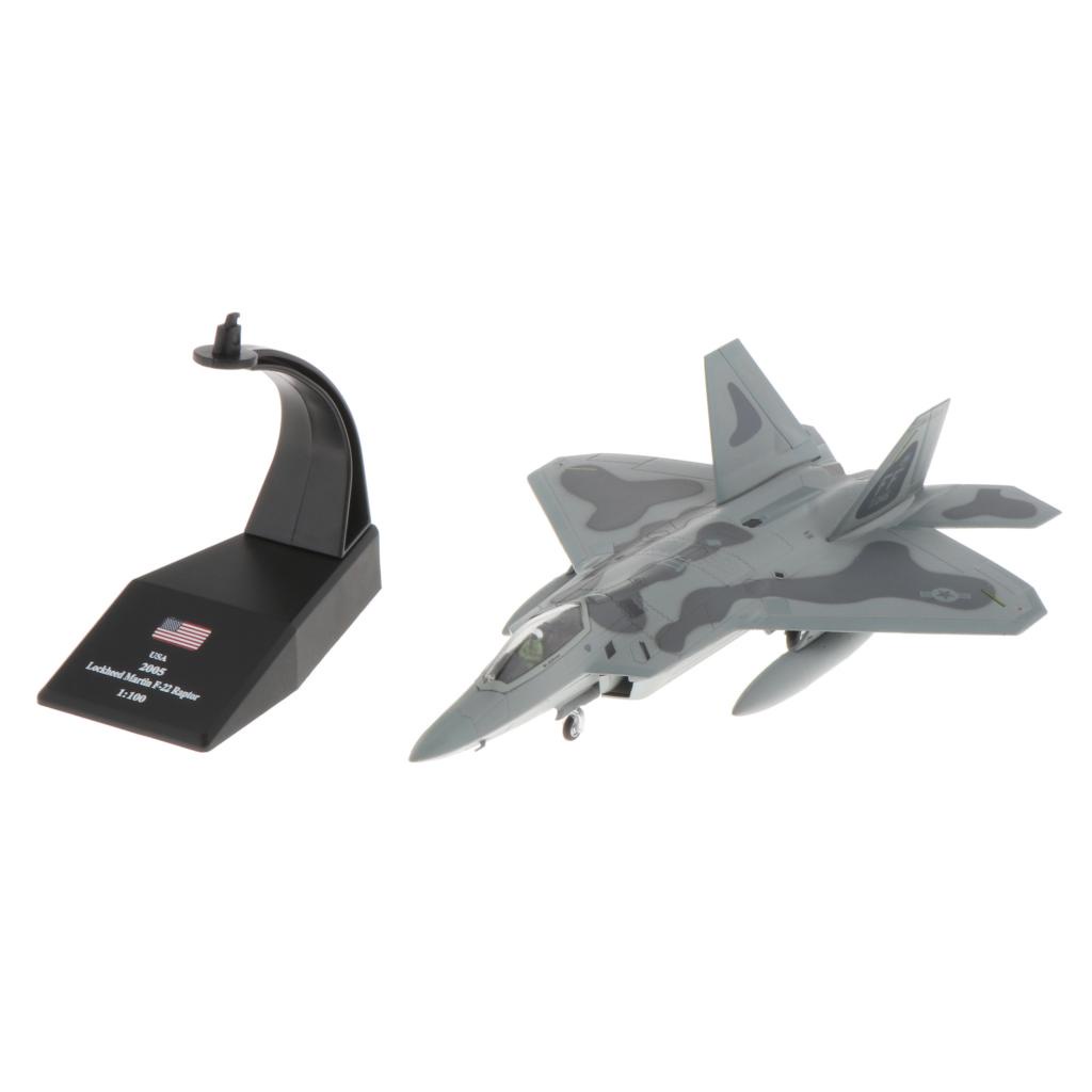 Mô hình máy bay Mỹ F-22 tỷ lệ 1/100