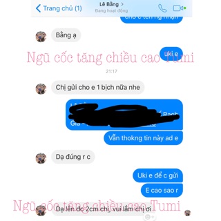 Ngũ cốc tăng chiều cao Tumi