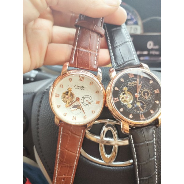 Đồng Hồ Cơ Nam Tự Động AUTOMATIC Chính Hãng JUNMING Cao Cấp Thời Trang Sang Trọng Đẹp Giá Rẻ-Bảo Hành 3 Năm