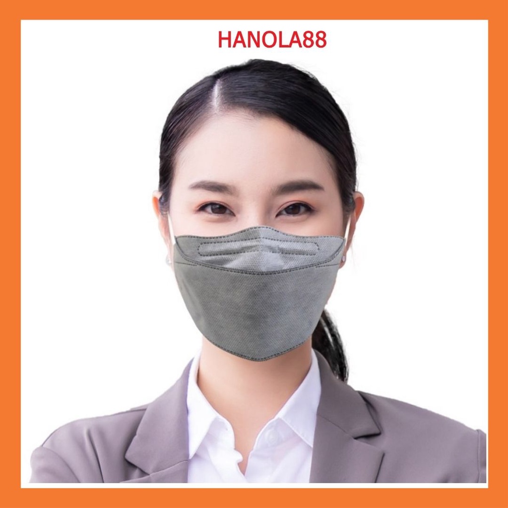 Khẩu Trang KF94 4D thùng 300 cái 4 Lớp Hàn Quốc Kháng khuẩn, kháng bụi mịn 95%, nguyên thùng