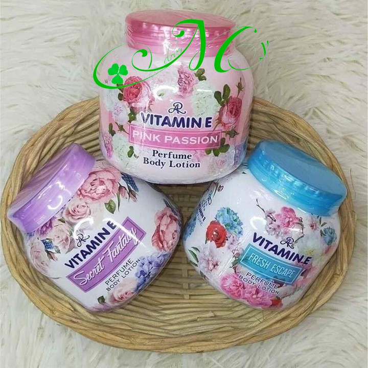 Kem dưỡng thể hương nước hoa AR Vitamin E Perfume Body Lotion Thái Lan - Dưỡng da mềm mịn