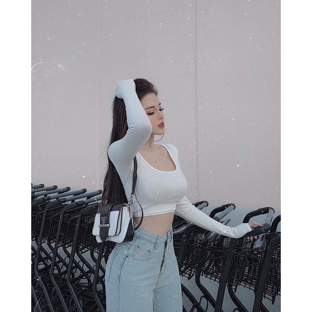 Áo Croptop Body Cổ Chữ U Cực Quyến Rũ - MS : Z03