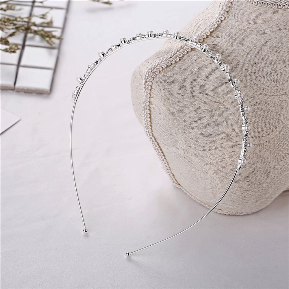 Băng Đô Cài Tóc Đính Ngọc Trai Nhân Tạo Thời Trang