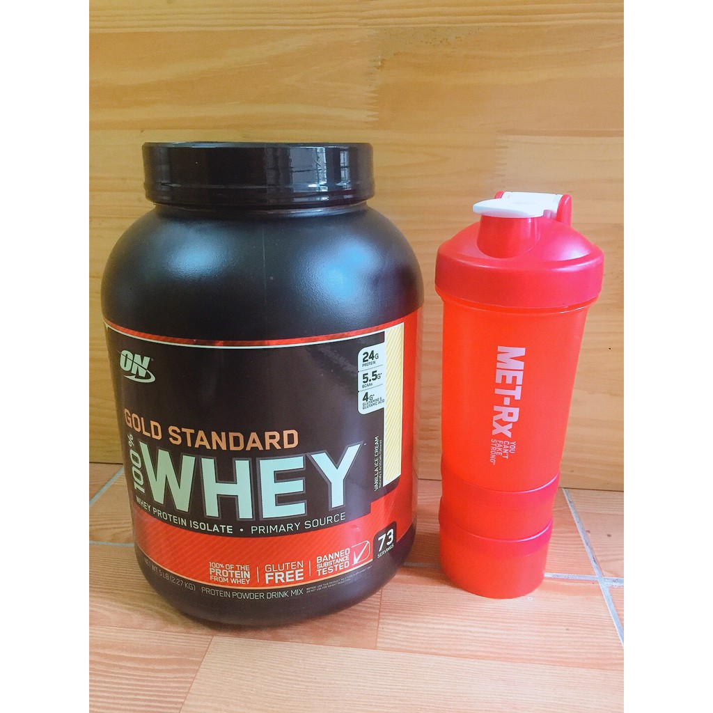 Bình Lắc Met Shaker Tập GYM 3 Ngăn 500ml Chế Sữa Protein - Đa Năng