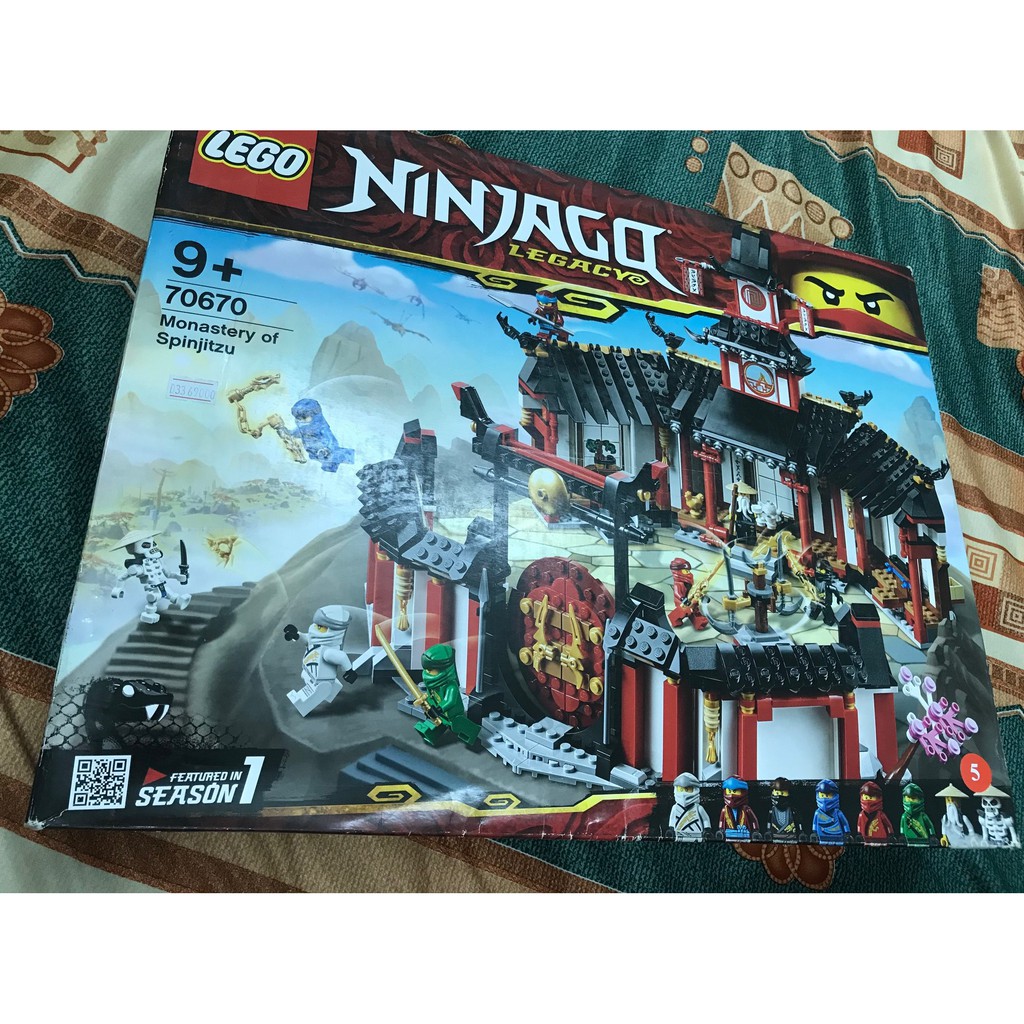 - LEGO 70670 - Ninjago - Monastery of Spinjitzu - Tu Viện Spnjitzu