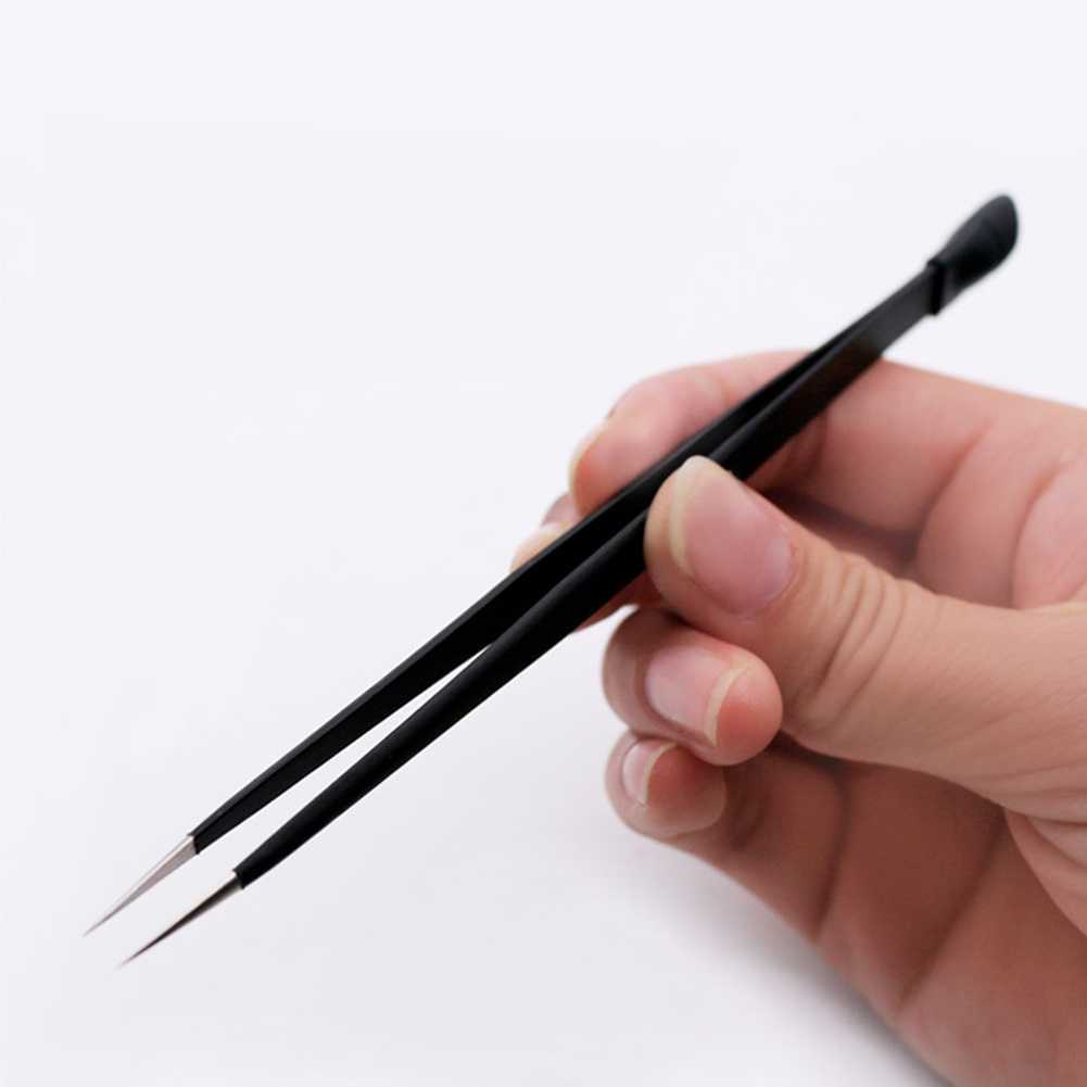 Nhíp Hai Đầu Đính Đá Trang Trí Móng Tay Nghệ Thuật Bằng Thép Không Gỉ