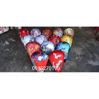 đèn lồng hội an vải phi in joaj tiết 3d size 45