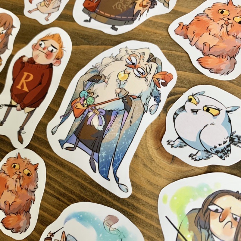 Bộ sticker decal dán Harry Potter