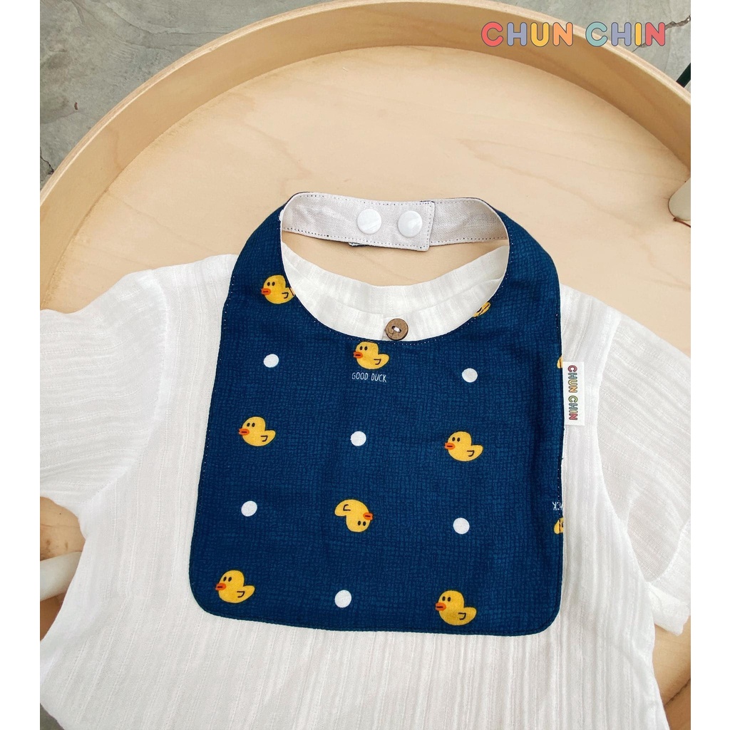 Yếm CHUNCHIN - Vải xô đũi, thiết kế cao cấp dành cho bé