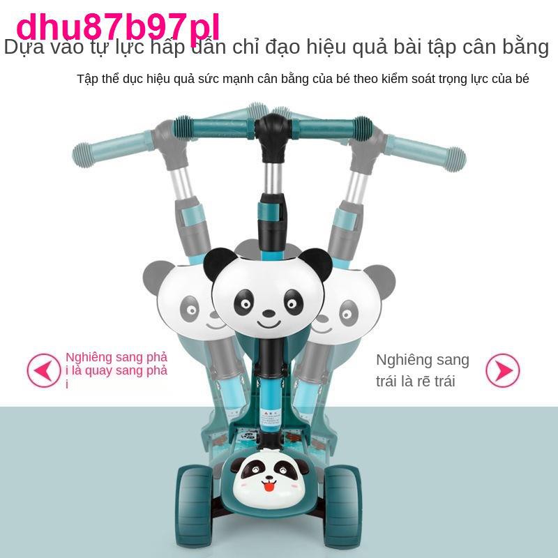 Xe trượt trẻ em 1-3-6 Tuổi 3 -in-One Có thể Ngồi và Người mới bắt đầu Scooter Nam Nữ