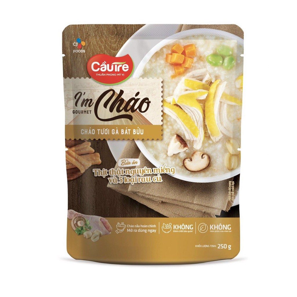 [250g] Cháo tươi dinh dưỡng Gà bát bửu Cầu Tre [VN] CJ FOODS (cjf-hk)