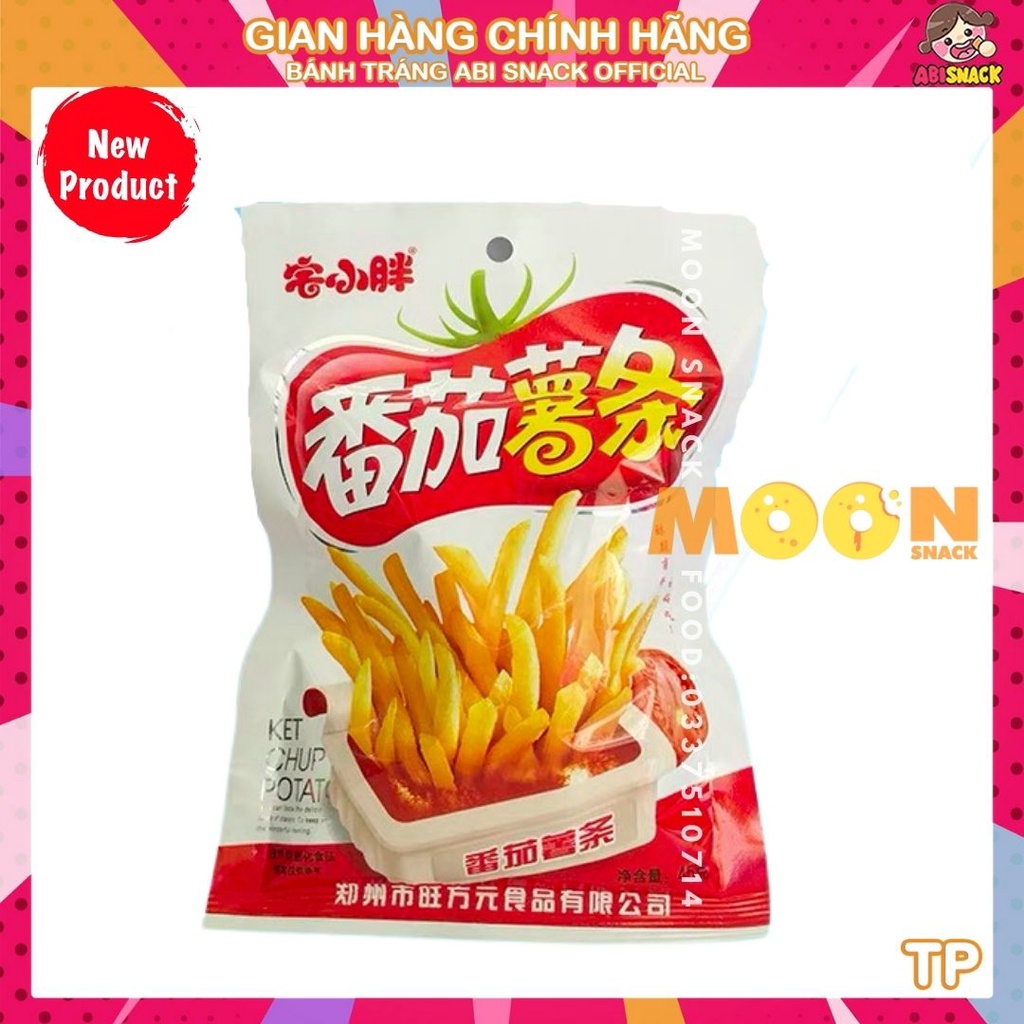 Snack Khoai Tây Chiên Sốt Cà Chua Ăn Vặt Nhẹ Món Ăn Snack Giòn Giòn Gói 20g