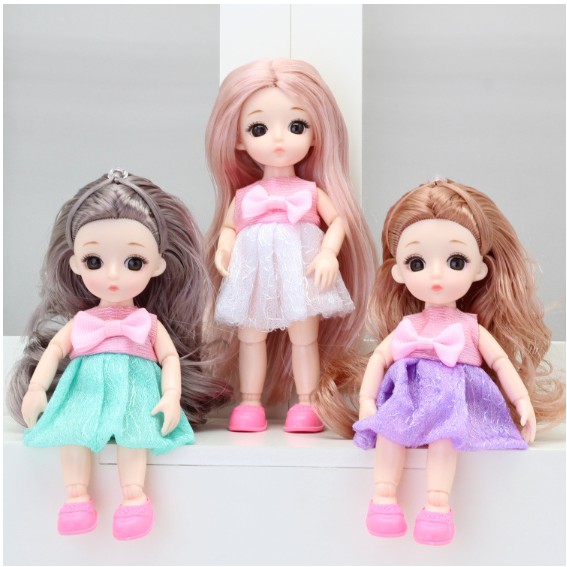 Búp Bê Em Bé Ngộ Nghĩnh Baboliy BJD  Cao 16cm 13 Khớp