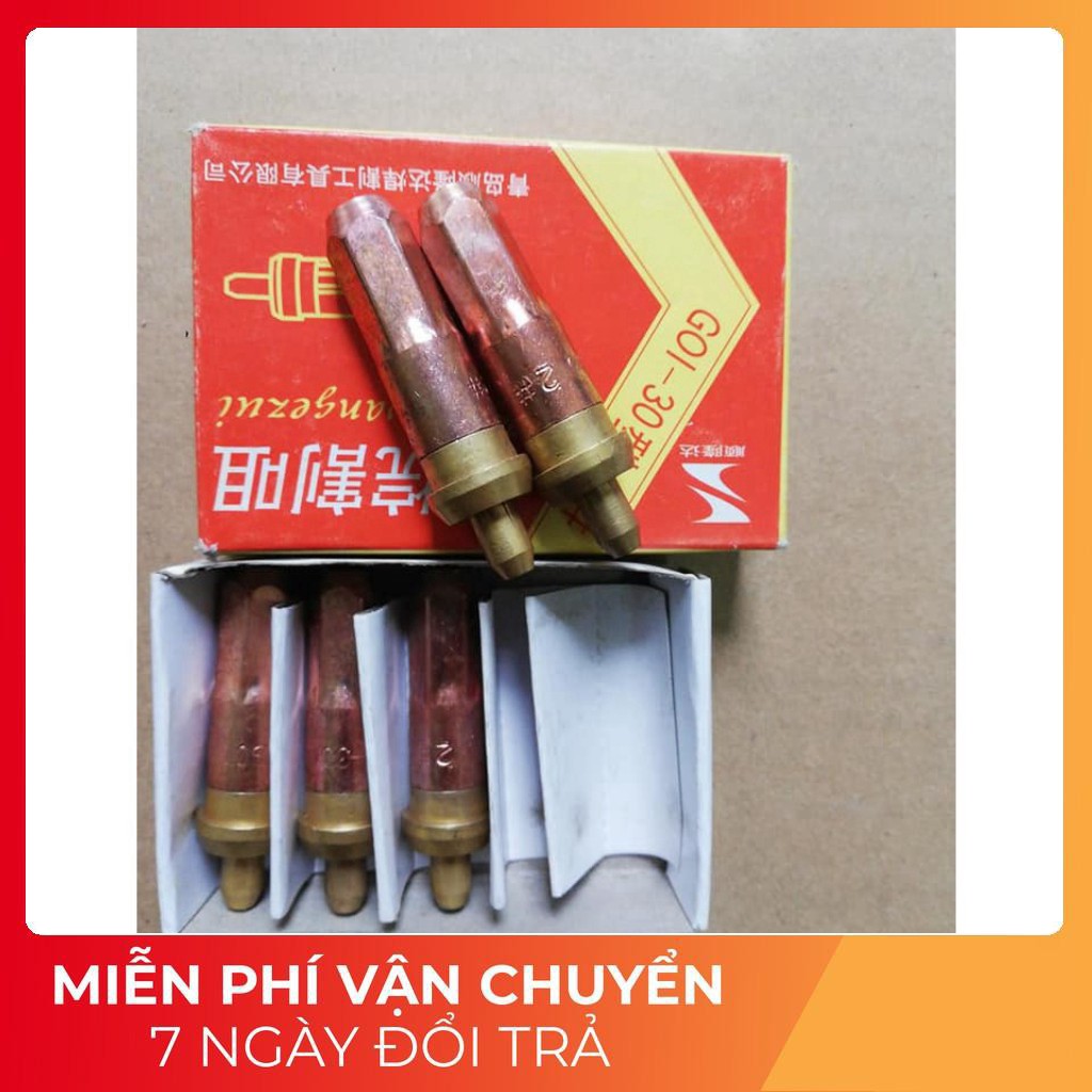 [  HÀNG CHÍNH HÃNG   ] Bép cắt Oxy gas nhỏ số 1, 2, 3( hộp 5 cái )