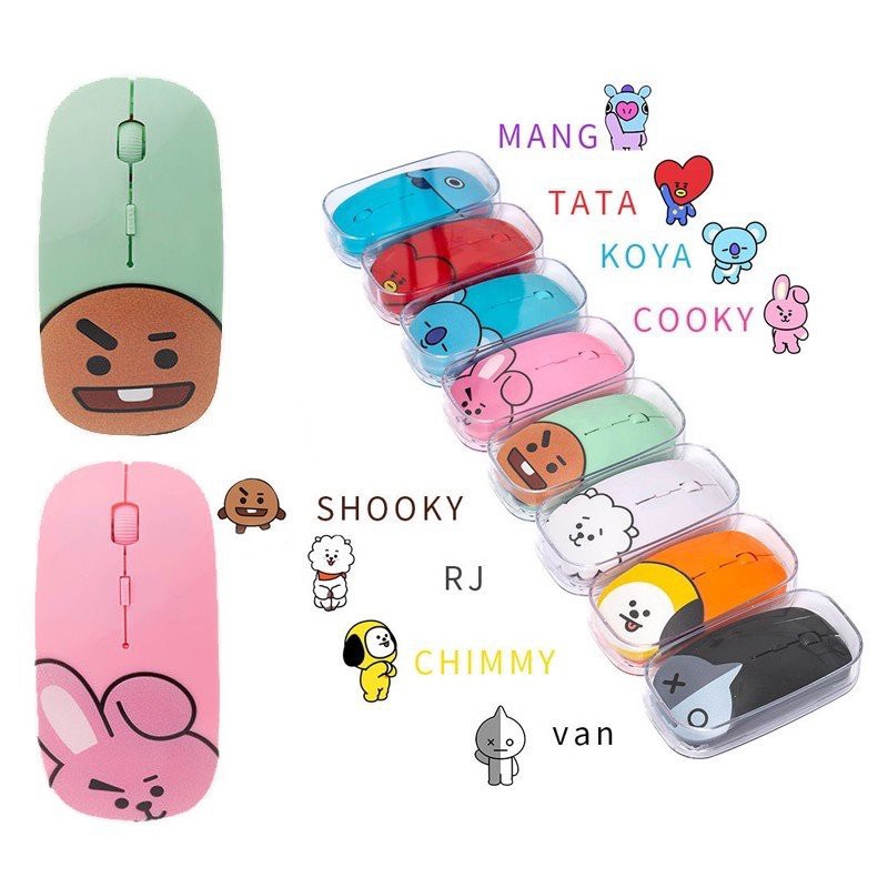 Chuột Không Dây Bts Bt21 Chuyên Dụng Cho Máy Tính