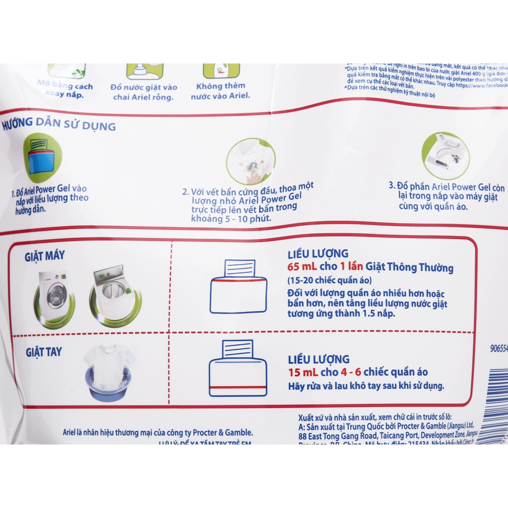 Túi Ariel Matic hương Downy 3.25kg (Túi)