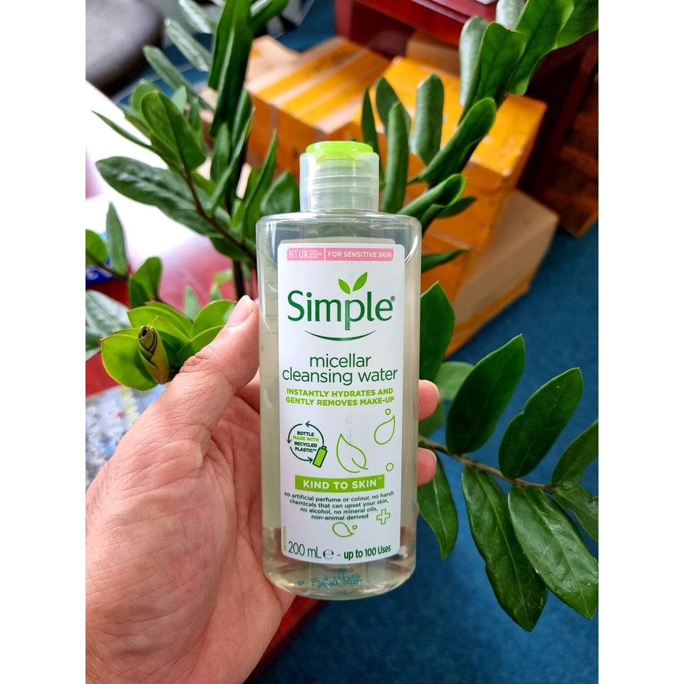 Nước Tẩy Trang Simple Micellar Cleansing Water 200ml