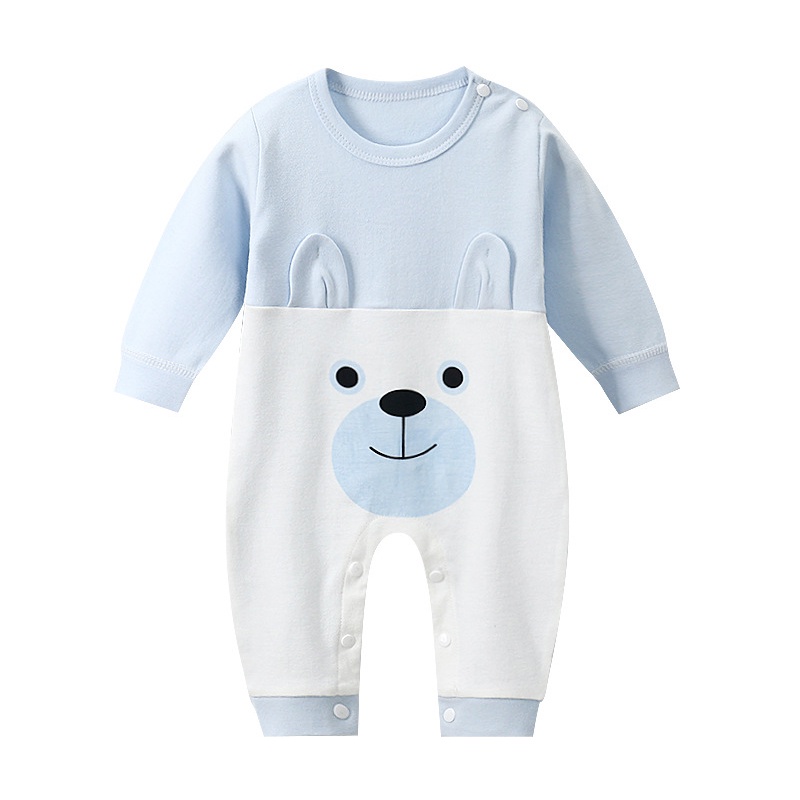 Bodysuit cho bé , bộ body dài tay liền thân sơ sinh họa tiết đáng yêu 100% cotton hàng quảng châu cao cấp _ BD18