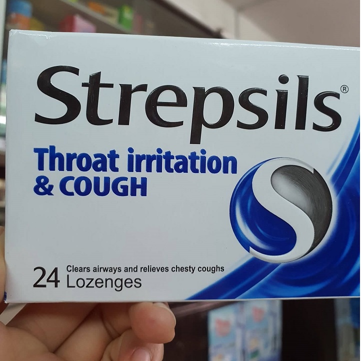 Viên ngậm Strepsils giảm đau họng khan tiếng - đủ mùi vị (hộp 24v) - Đông Anh Pharmart