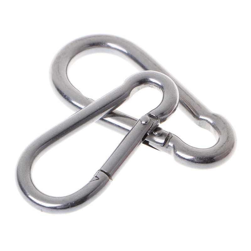 Móc khóa cài carabiner bằng thép không gỉ 304 tiện lợi | BigBuy360 - bigbuy360.vn