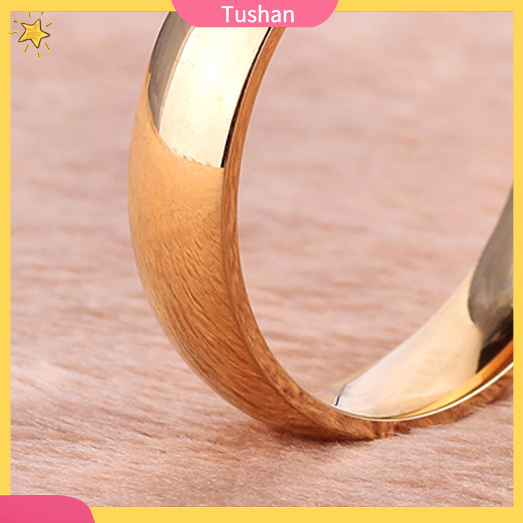 Nhẫn titan đơn giản tinh tế đẹp mắt cho cặp đôi