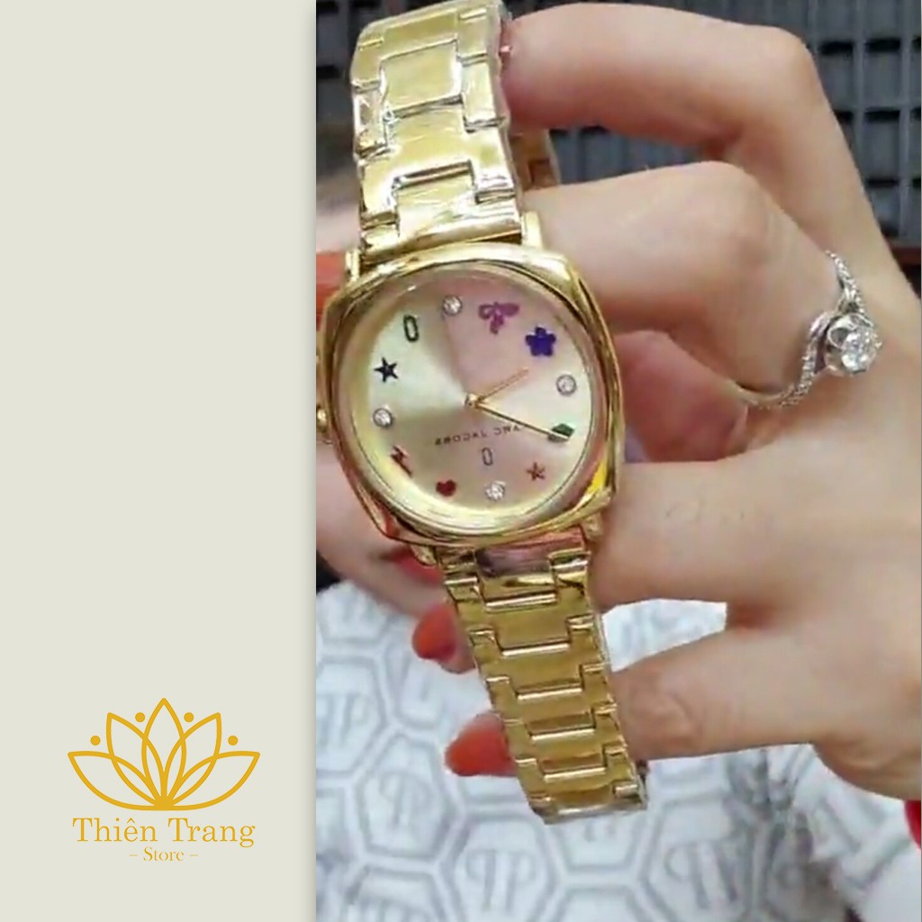 Đồng Hồ Nữ Marc Jacobs MJ3550 Dây Kim Loại Gold Rose 34mm