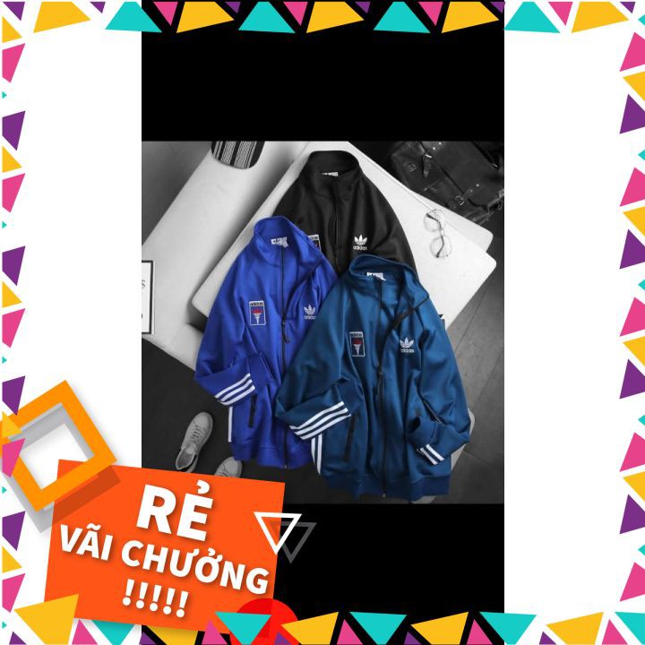 Áo Khoác Adidas Ba Sọc Cực Chât Và Đẹp Xuất Sắc Năm Nay Không Thể Chê Vào Đâu Được
