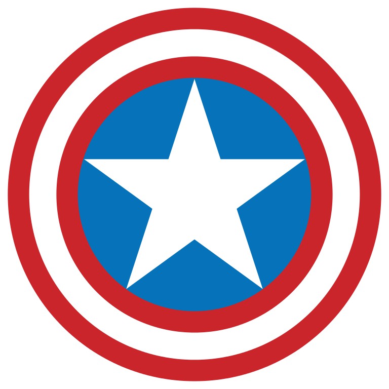 Sticker decal hình dán logo AVENGERS, logo Iron Man, logo Thor, Logo Shield, Logo Captain America