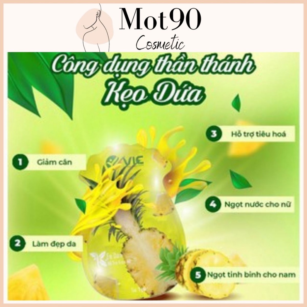 Kẹo dứa giảm cân chính hãng VIC, Giảm cân an toàn tại nhà, Giảm cân nhanh hiệu quả