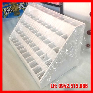 Khay son tầng 50 ô siêu xinh để bàn trang điểm