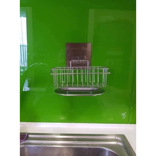 Giá kệ để rẻ rửa bát inox kèm có khay hứng nước