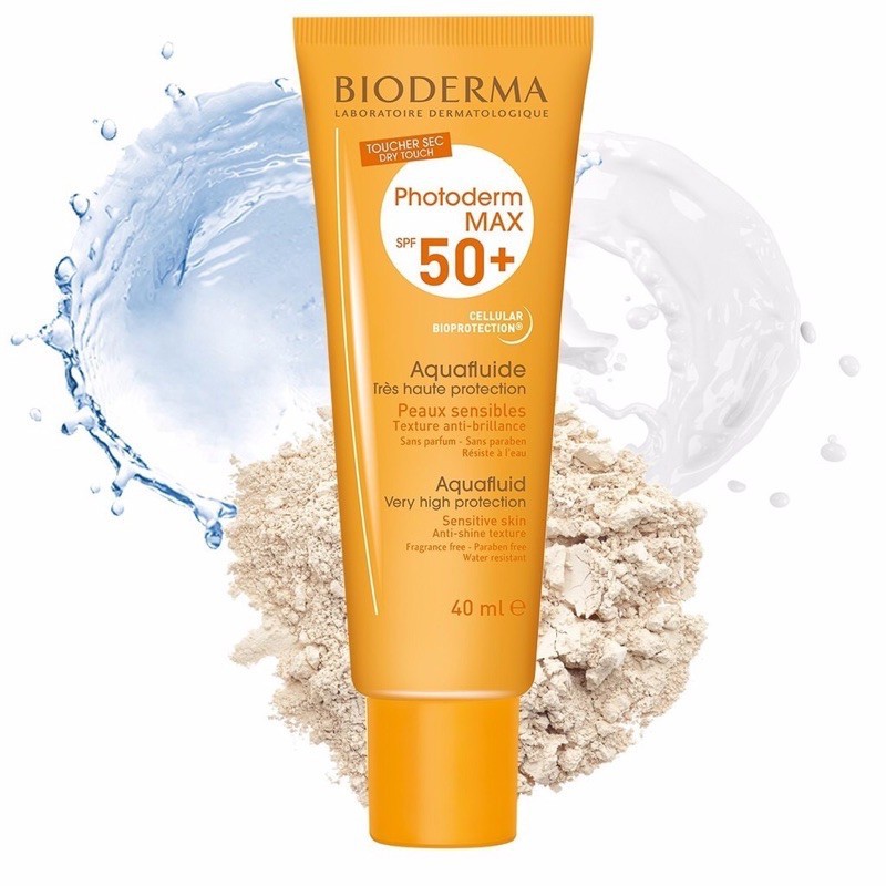 Kem chống nắng Bioderma Photoderm Max Aqua Fluide SPF 50+ dành cho da dầu