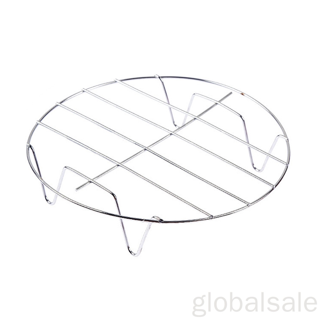[Globalsale] Giá Đỡ Nồi Hấp Thức Ăn Bằng Thép Không Gỉ Chân Cao Chống Bỏng Cho Nhà Bếp