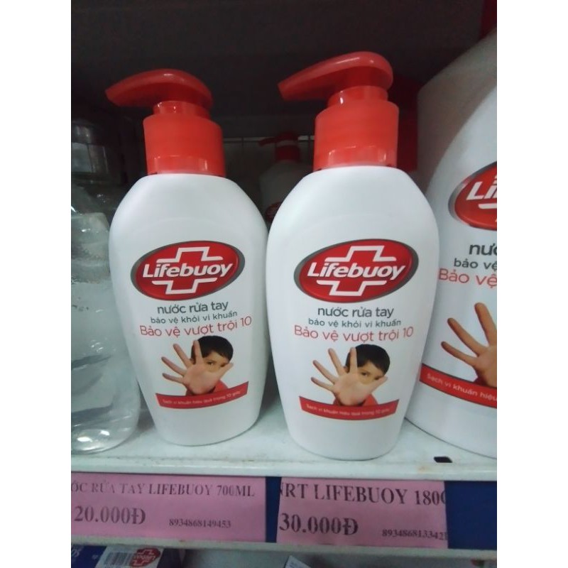 Nước rửa tay Lifebuoy 180ml