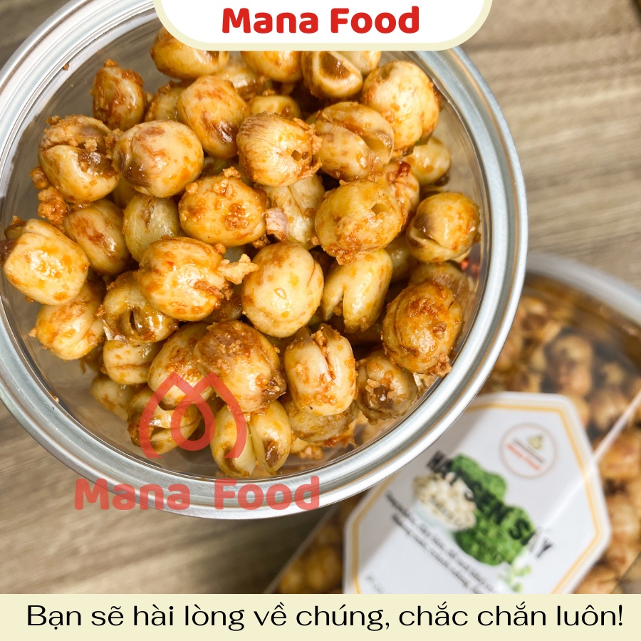 300G Hạt Sen Tỏi Ớt Mana Food | VSATTP - Hạt bùi thơm - Chất lượng