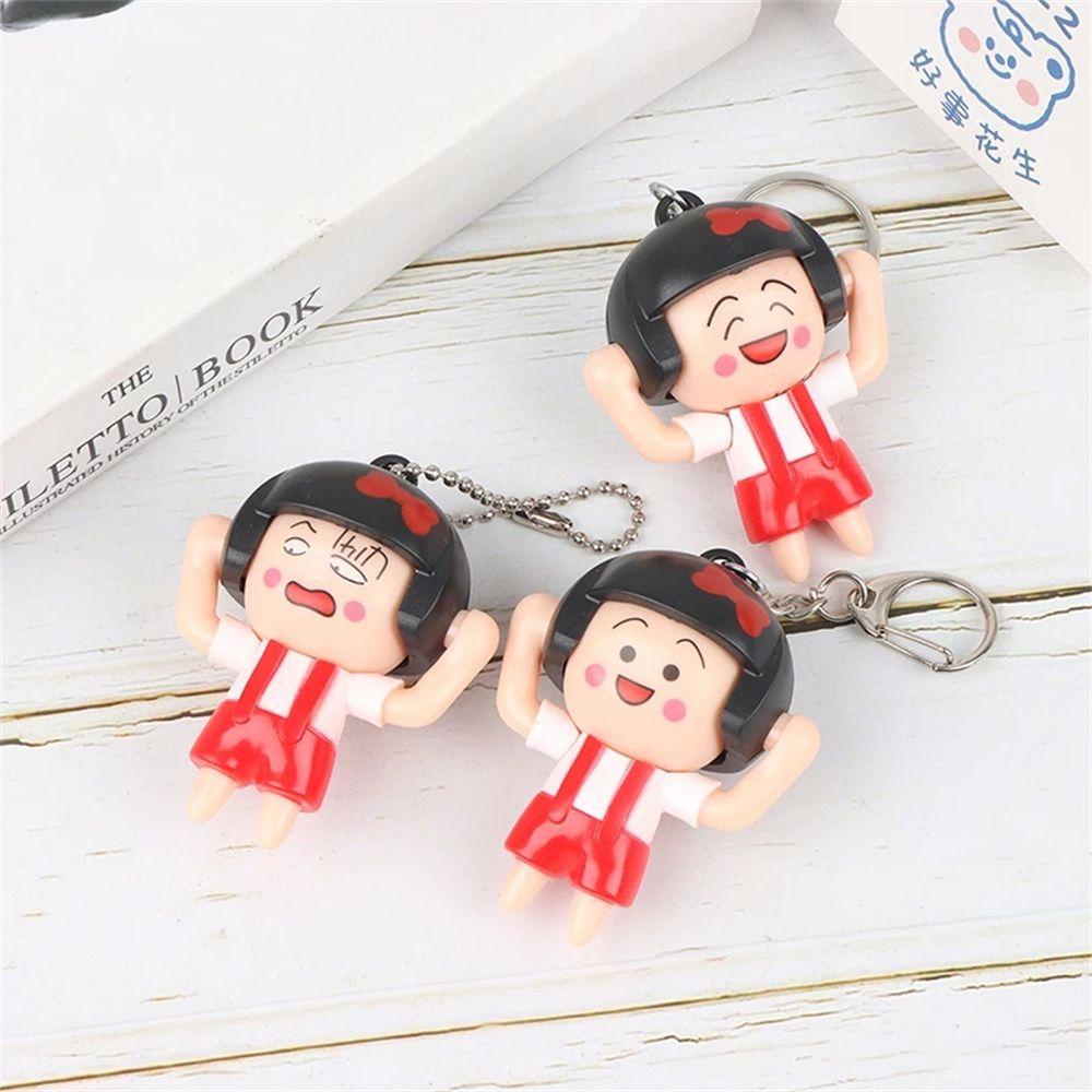 IVORY Móc Khóa Hình Búp Bê Hoạt Hình Maruko Nhật Bản