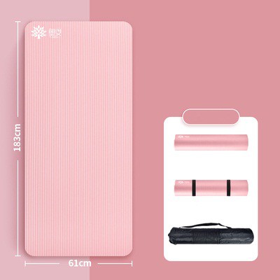 Thảm tập YOGA, GYM Chống trơn trượt AOYI - Tặng kèm dây buộc