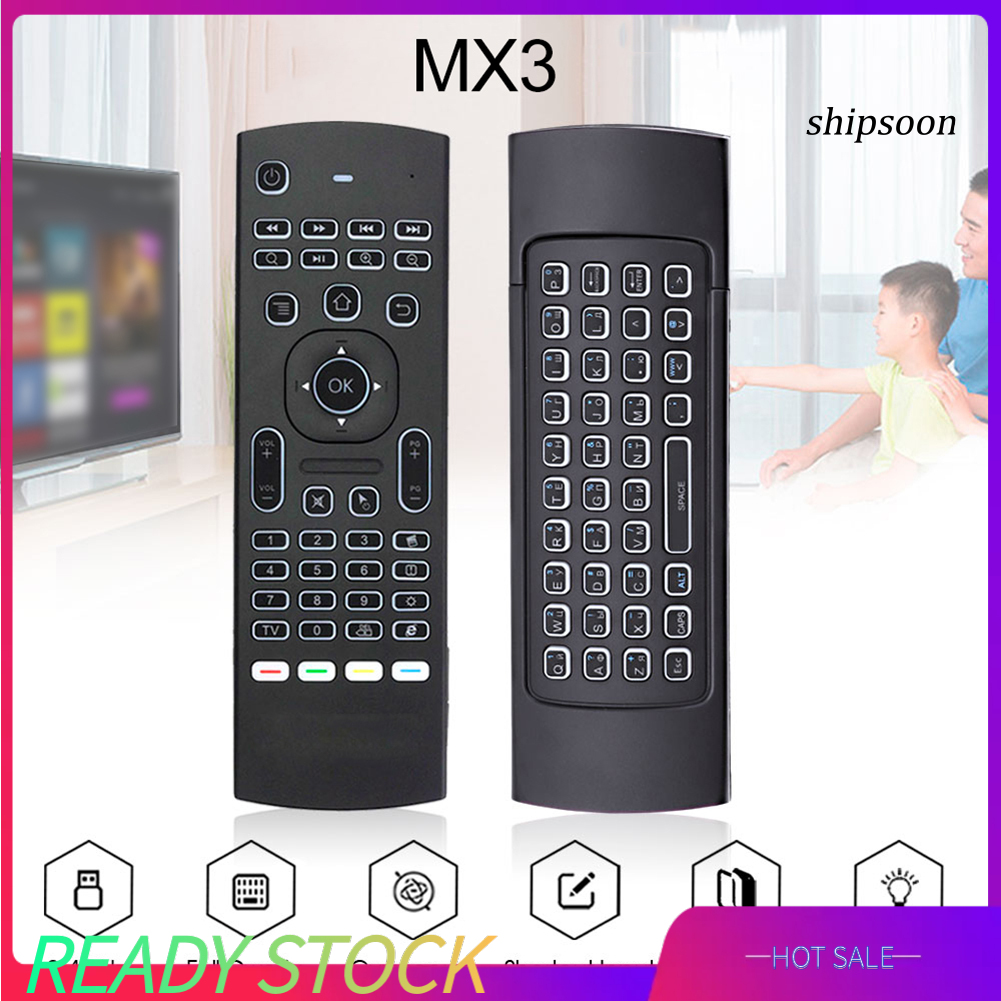 Bàn Phím Tích Hợp Chuột Bay Ssn - Mx3 2.4g Cho Tv X96 H96 Android Tv Box