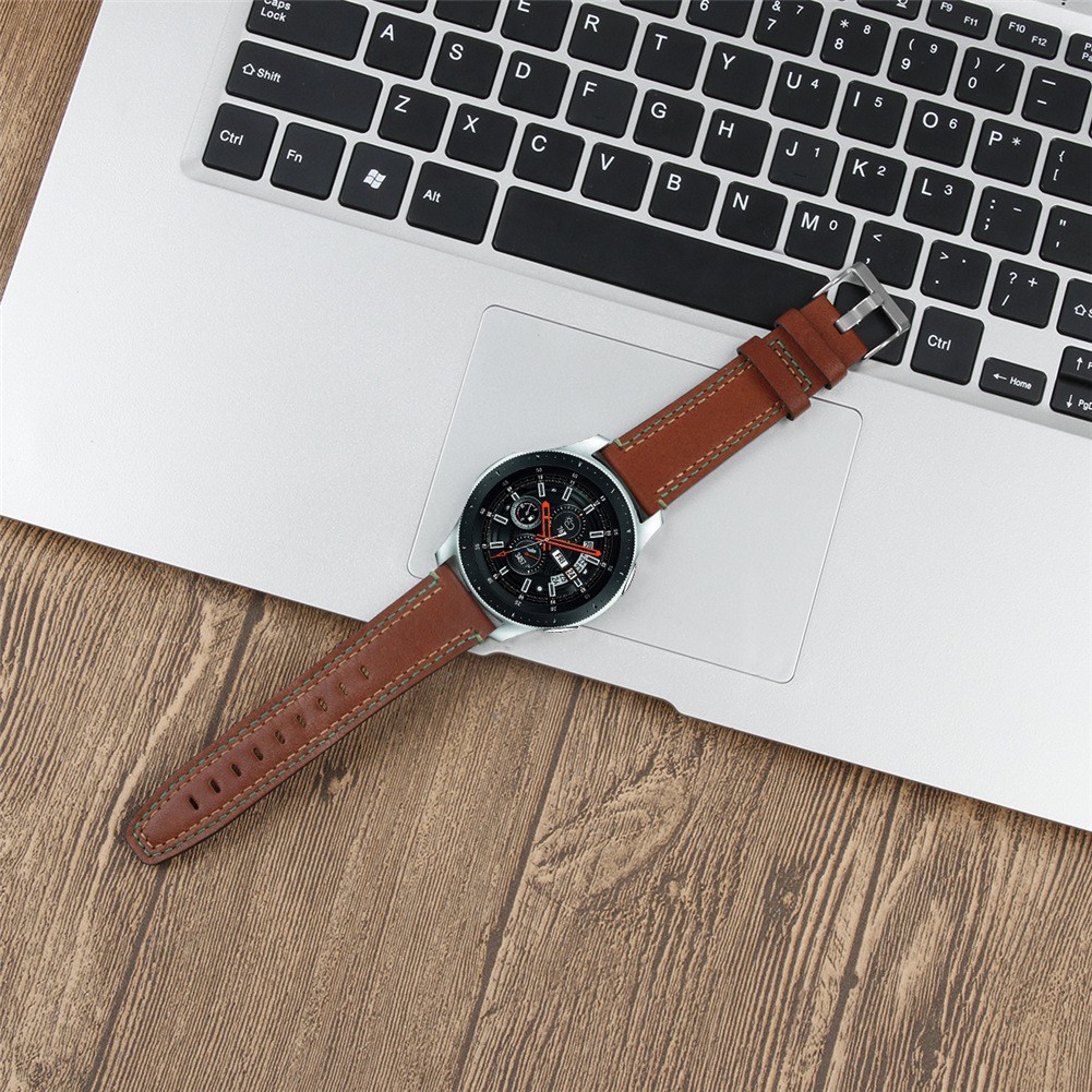 Dây da thay thế cho dây đeo đồng hồ thông minh Samsung Galaxy Watch 46mm SM-R800