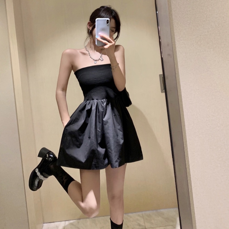 Đầm Hai Dây Ngắn Thời Trang Đi Biển Mùa Hè Cho Nữ