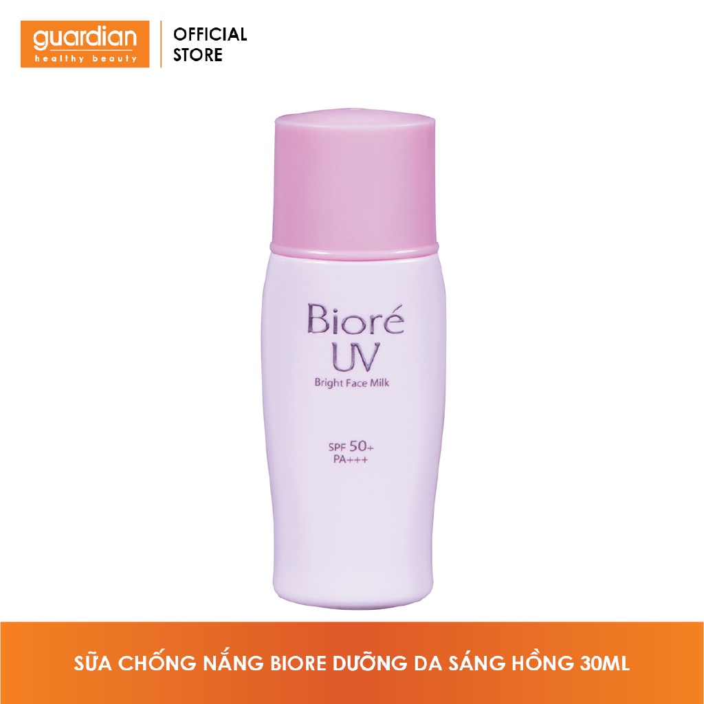 Sữa chống nắng Biore sáng hồng tự nhiên SPF50+/PA++++ 30ml