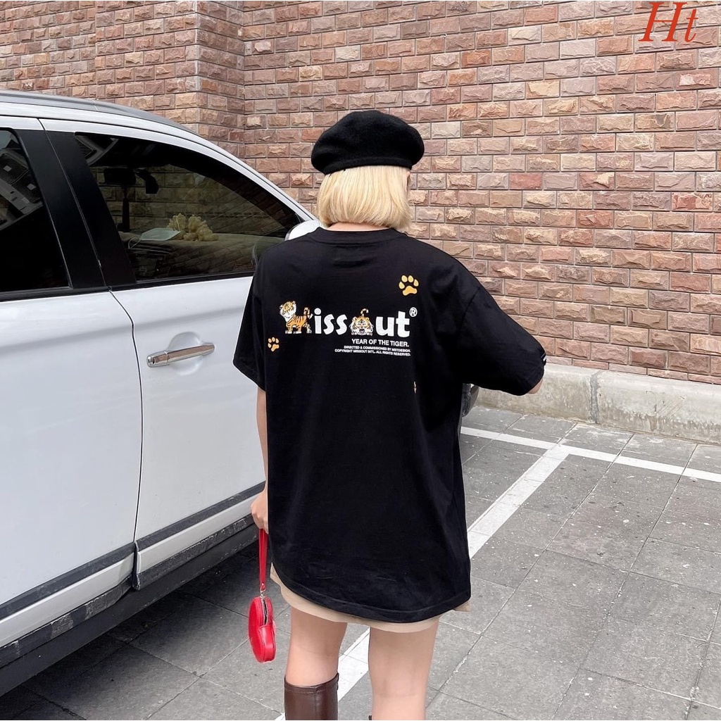 Áo phông Miss hổ Unisex  - áo phông nam nữ chất cotton Su  form rộng
